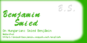 benjamin smied business card
