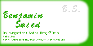 benjamin smied business card